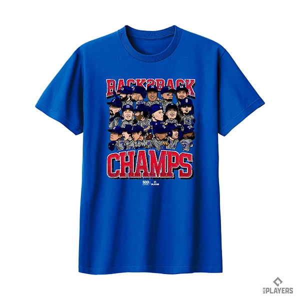 ロサンゼルス・ドジャース 『Back 2 Back Champs 2025』 Tシャツ