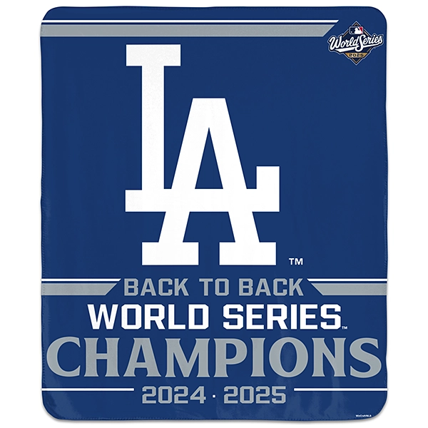 Wincraft ロサンゼルス・ドジャース 2025 ワールドシリーズシリーズ優勝 ウルトラソフトブランケット