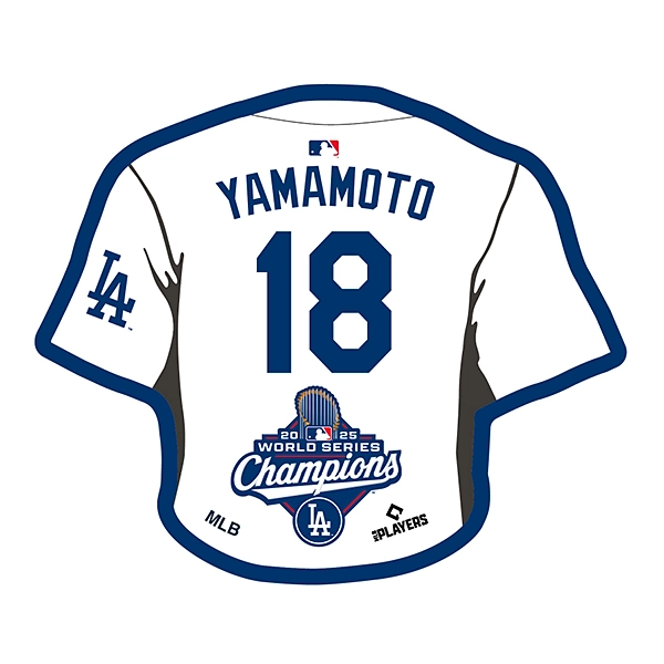 Wincraft ロサンゼルス・ドジャース 山本由伸 2025 ワールドシリーズシリーズ優勝 ネームアンドナンバー マグネット