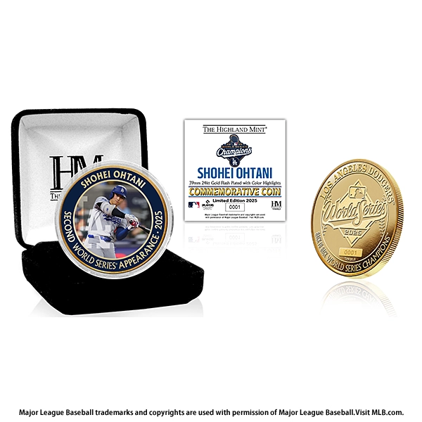 MLB ドジャース 大谷翔平 ワールドシリーズ 2025 優勝記念 ゴールドコイン