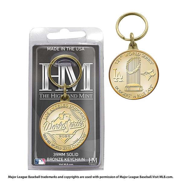 MLB ドジャース ワールドシリーズ 2025 優勝記念 コインキーチェーン