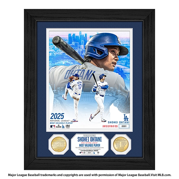 ドジャース 大谷翔平 2025 NL MVP 受賞記念 ダブルコインフォトミント