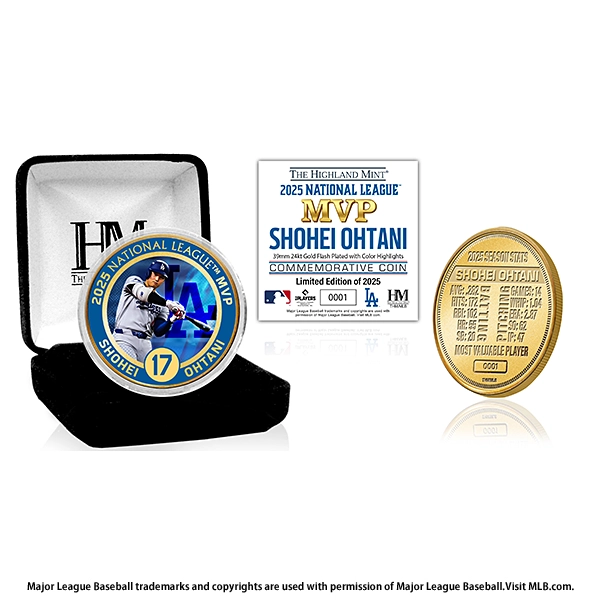 ドジャース 大谷翔平 2025 NL MVP 受賞記念 ゴールドコイン