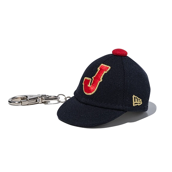 NEW ERA CAP KEYHOLDER J LOGO (ネイビー)