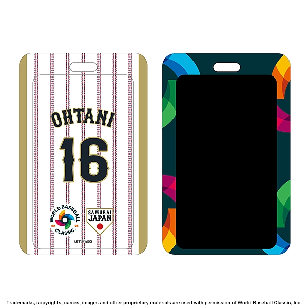 2026 WORLD BASEBALL CLASSIC 選手ユニフォーム型PUパスケース（ホーム）