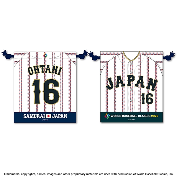 2026 WORLD BASEBALL CLASSIC 選手N&N 巾着