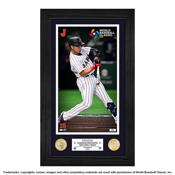 2026 World Baseball Classic 岡本和真 ダブルコインフォトミント