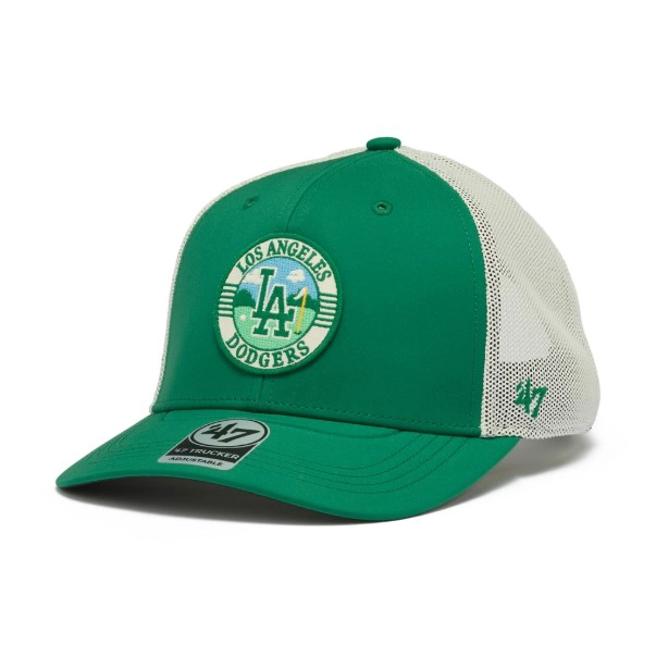 47 キャップ トラッカー エレベーテッド・グリーンズ ロサンゼルス・ドジャース (A-TRCBRPR-B-ELETT12YEI-KY)