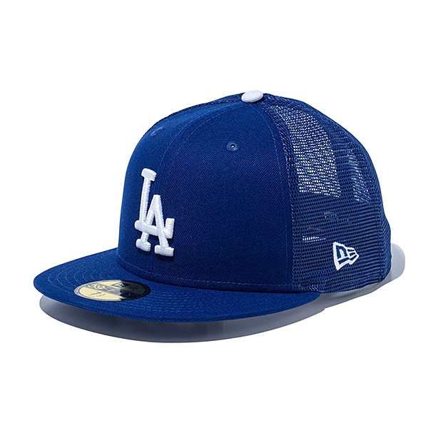 NEW ERA 59FIFTY トラッカー ロサンゼルス・ドジャース ダークロイヤル × ホワイト