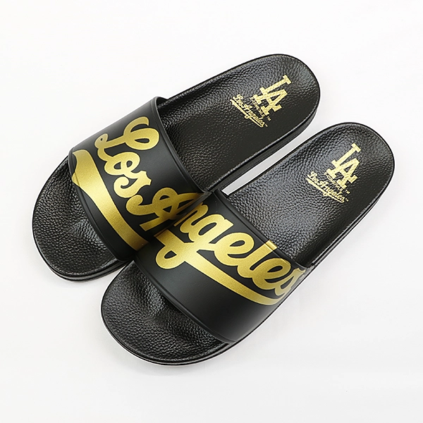 MLB ロサンゼルス・ドジャース サンダル BLACK×GOLD