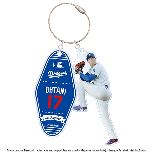 大谷翔平 オフィシャルグッズ THE GOLDEN TWO-WAY ワイヤーリングチャーム（投）