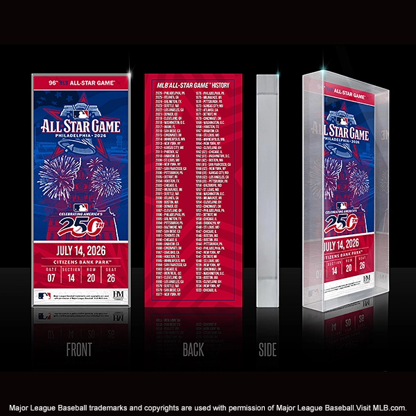 2026 MLB オールスターゲーム 開催記念 アクリルチケットブロックアート