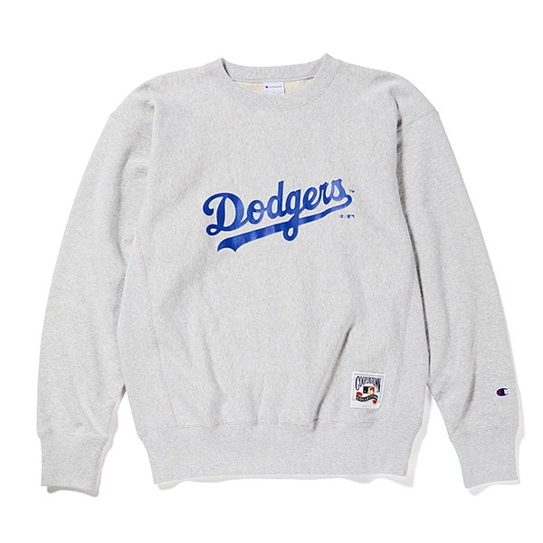 Champion × MLB クルーネックスウェットシャツ ヴィンテージ ロサンゼルス・ドジャース