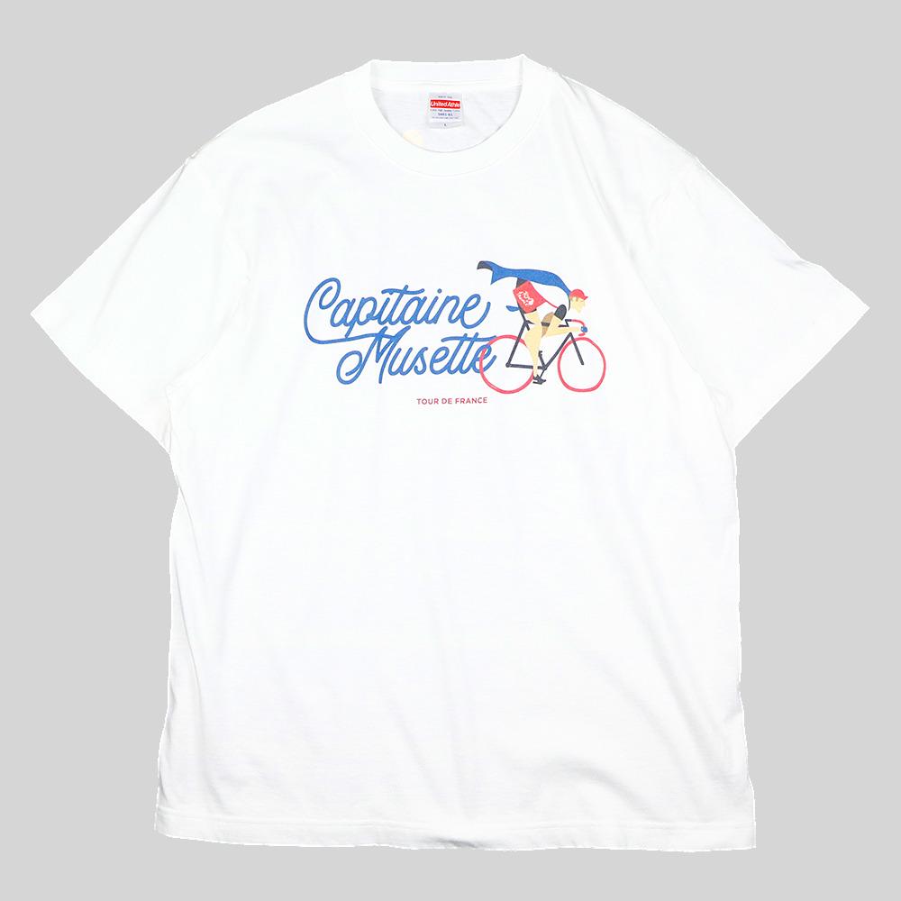 ツール・ド・フランス 2024 オフィシャル Tシャツ Capitaine Musette