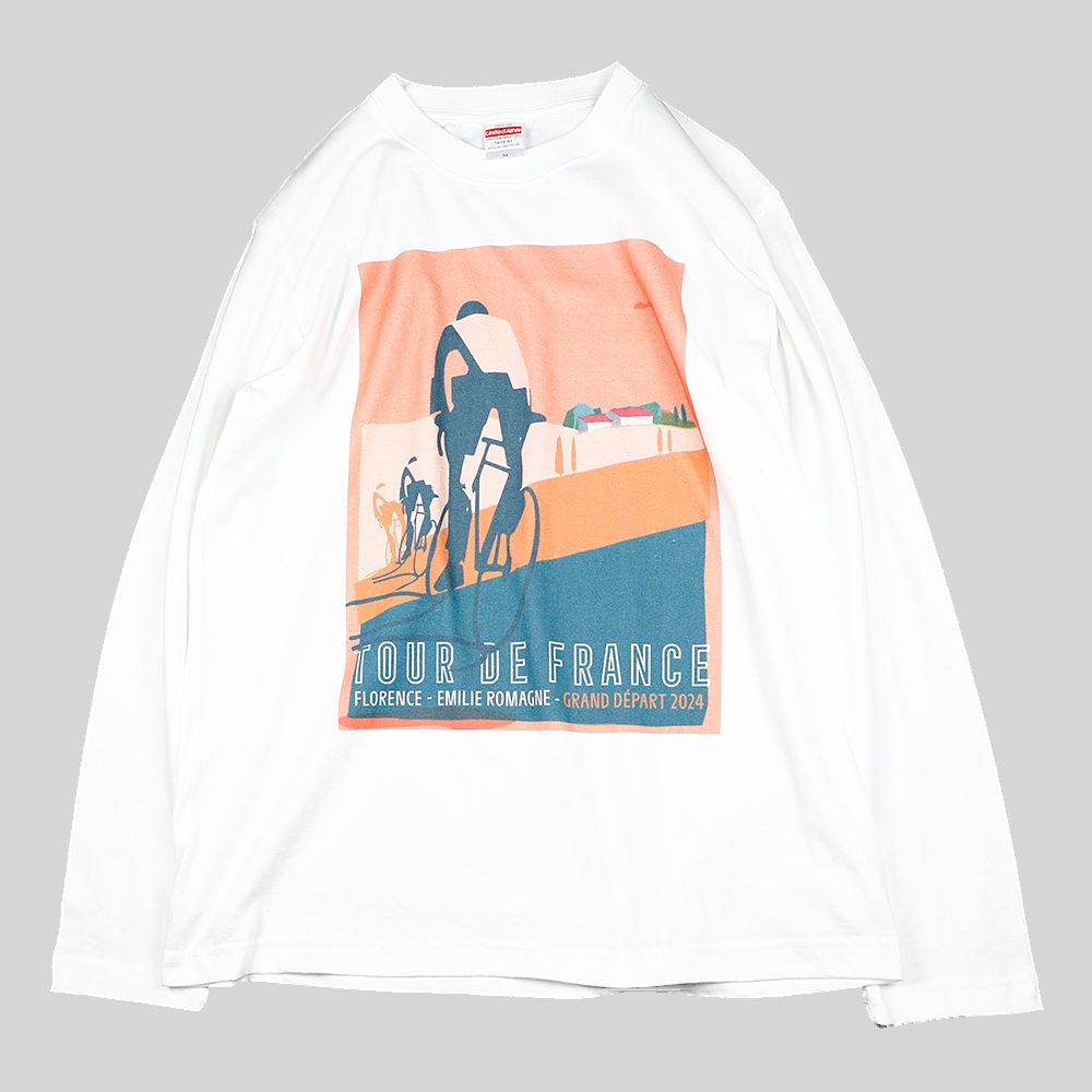 ツール・ド・フランス 2024 オフィシャル ロングスリーブTシャツ Poster