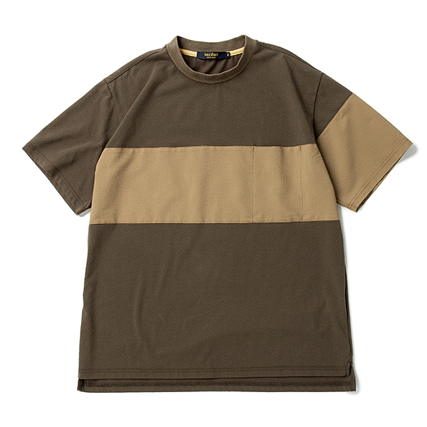 narifuri マルチテックメッシュ ポケットTシャツ KHAKI