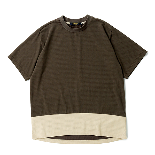 narifuri マルチテックメッシュ バックポケットTシャツ KHAKI