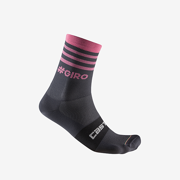 GIRO 2024 ストライプソックス DARK GRAY/ROSA