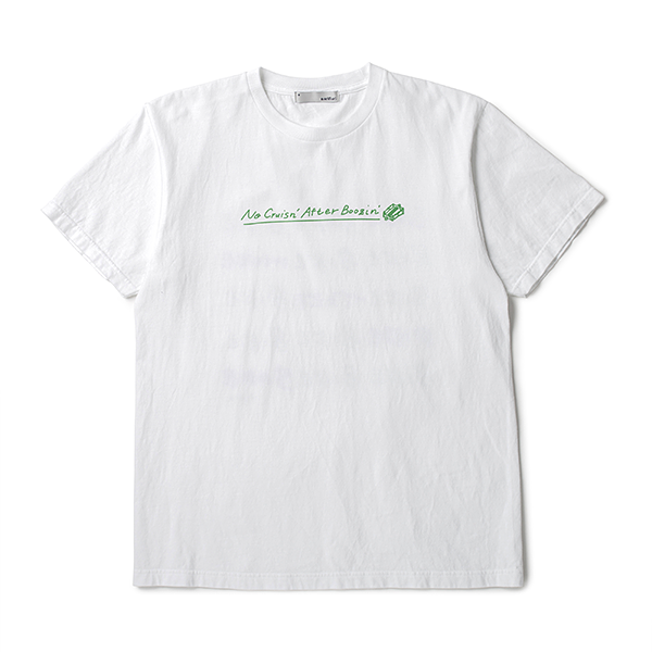 narifuri プリントTシャツ（HATCH） WHITE NF1185