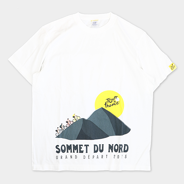 ツール・ド・フランス 2025 オフィシャル Tシャツ SOMMET DU NORD