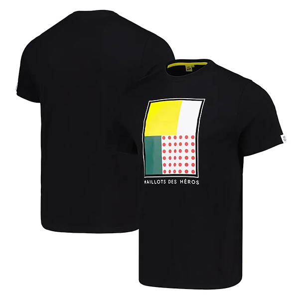 ツール・ド・フランス 2025 オフィシャル デザインTシャツ BLACK GRAPHIC