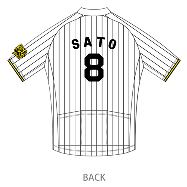 阪神タイガース サイクルジャージ2025 佐藤輝明選手(8) SATO