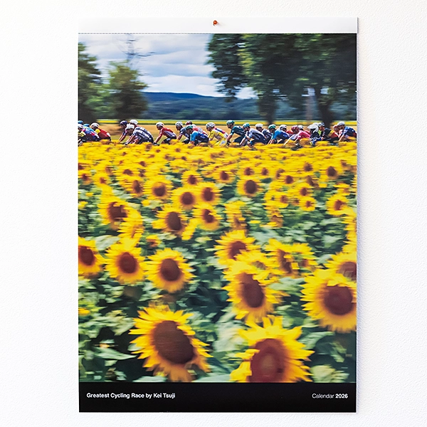 2026年壁掛けカレンダー Greatest Cycling Race by Kei Tsuji