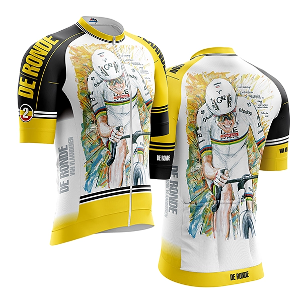 ロンド・ファン・フラーンデレン 2025 the art fo cycle  タデイ・ポガチャル 半袖サイクルジャージ