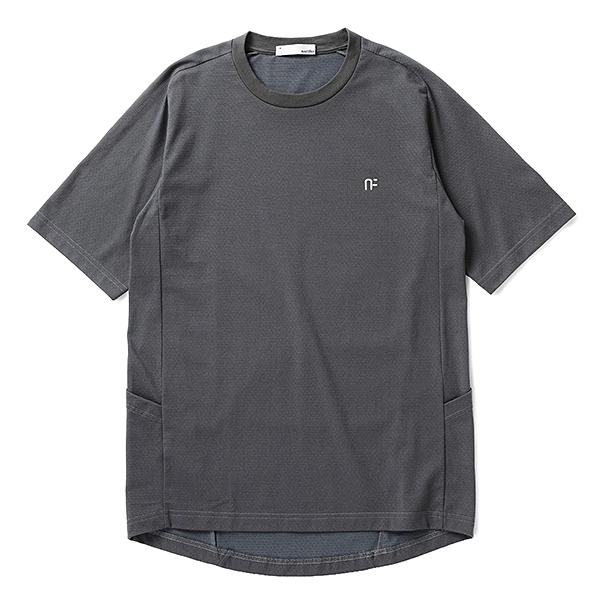 narifuri マルチテックメッシュTシャツ CHARCOAL