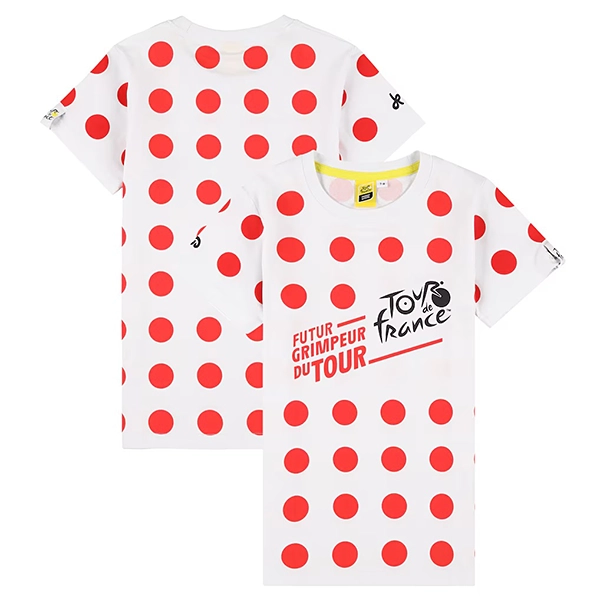ツール・ド・フランス オフィシャル キッズロゴTシャツ 水玉
