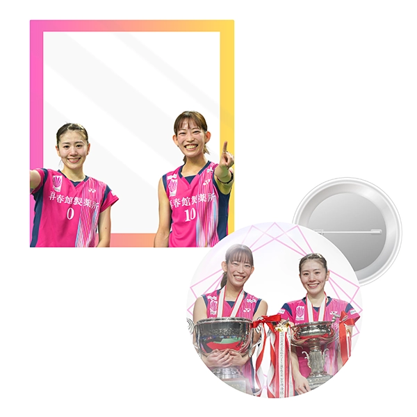 くまもと再春館製薬所バドミントンチーム公式 シダマツペア メモリアルコレクション