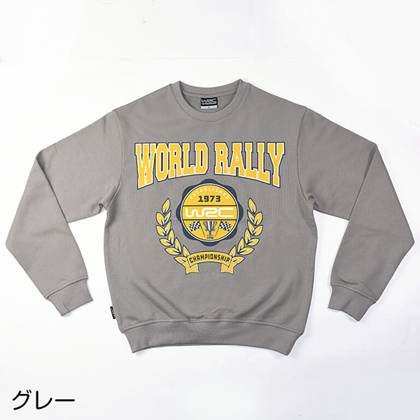WRC スウェット カレッジ グレー