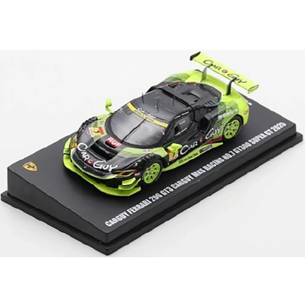 1/64スケール CARGUY Ferrari 296 GT3 CARGUY MKS RACING No.7 GT300 SUPER GT 2025 
Z. O'Sullivan - R. Kobayashi