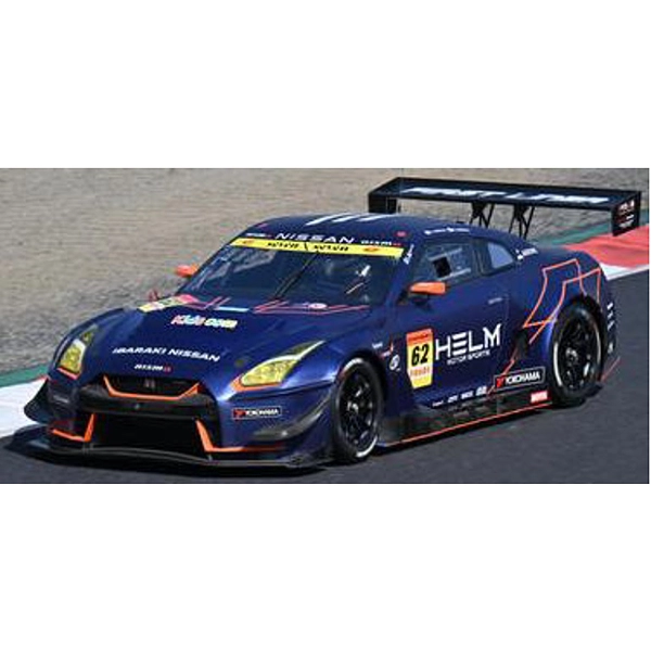 1/43スケール HELM MOTORSPORTS GT-R HELM MOTORSPORTS No.62 GT300 SUPER GT 2026 Y. Hiraki - R. Hiraki
