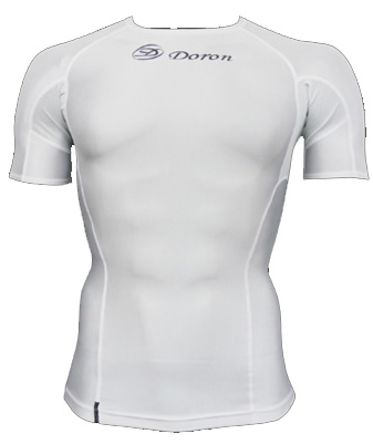 ドロン SOFT MEN’S ショートスリーブシャツ ホワイト
