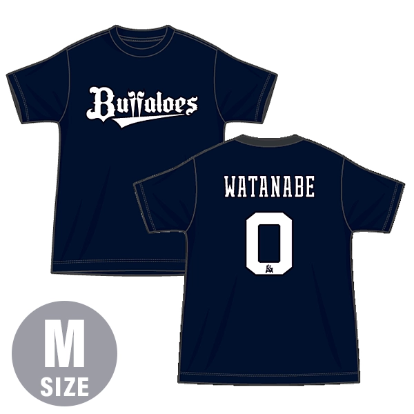 【Mサイズ】Buffaloes ネーム＆ナンバーTシャツ/夏の陣/dry