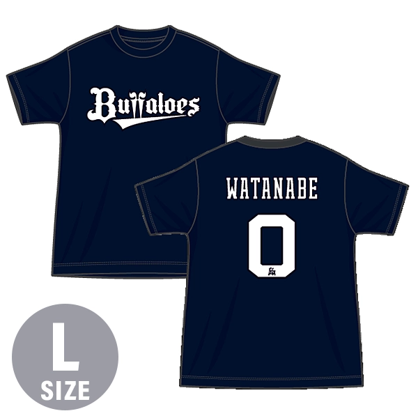 【Lサイズ】Buffaloes ネーム＆ナンバーTシャツ/夏の陣/dry