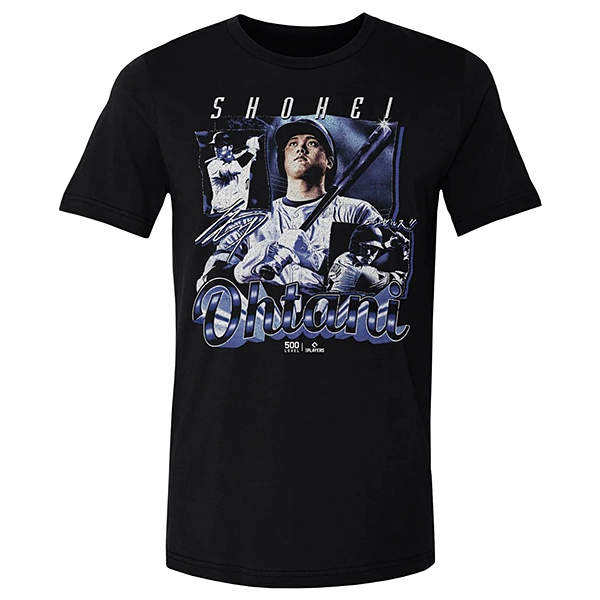 大谷翔平 「Los Angeles D Grunge WHT」 Tシャツ