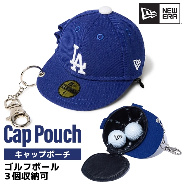 NEW ERA 【GOLF】 キャップポーチ ロサンゼルス・ドジャース ダークロイヤル