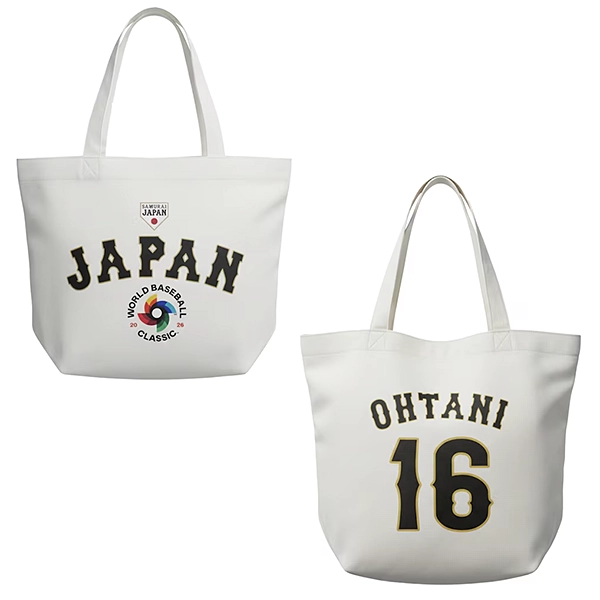 【WORLD BASEBALL CLASSIC 2026】侍ジャパン 大谷翔平 キャンバストートバッグ