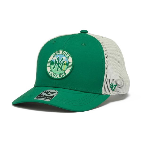 47 キャップ トラッカー エレベーテッド・グリーンズ ニューヨーク・ヤンキース (A-TRCBRPR-B-ELETT17YEI-KY)