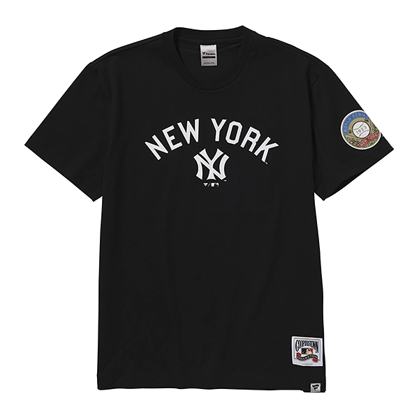 MLB ニューヨーク・ヤンキース COOPERSTOWN DOUBLE LOGO Tシャツ ブラック
