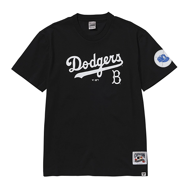 MLB ロサンゼルス・ドジャース COOPERSTOWN DOUBLE LOGO Tシャツ ブラック