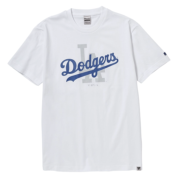 MLB ロサンゼルス・ドジャース OVERLAPPING LOGO Tシャツ ホワイト