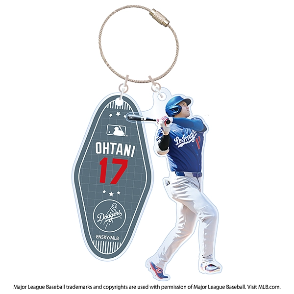 大谷翔平 オフィシャルグッズ THE GOLDEN TWO-WAY ワイヤーリングチャーム（打）