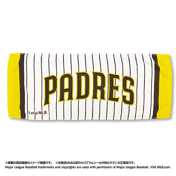 MLB 2026 サンディエゴ・パドレス フェイスタオル（ホーム）