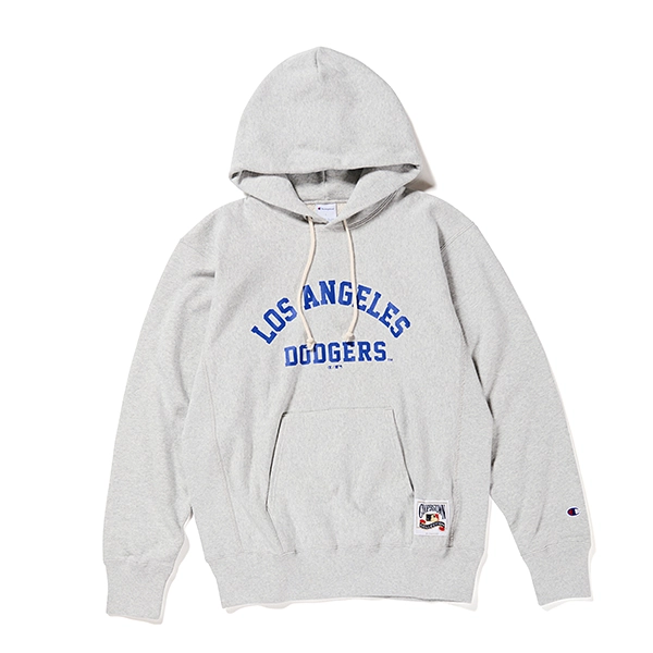 Champion × MLB フーディー ヴィンテージ ロサンゼルス・ドジャース