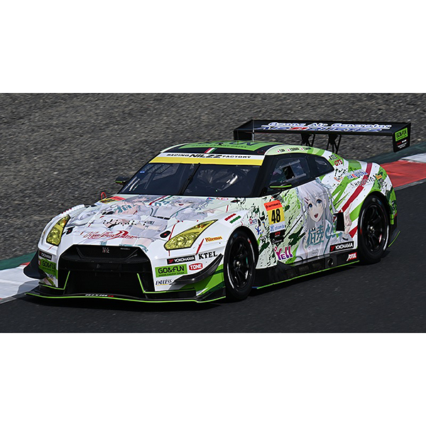 1/43スケール Datsumou K's Frontier GO & FUN Neko Neko GT-R No.48 NILZZ RACING GT300 SUPER GT 2024 T. Ida - Y. Shibata - T. Sanada